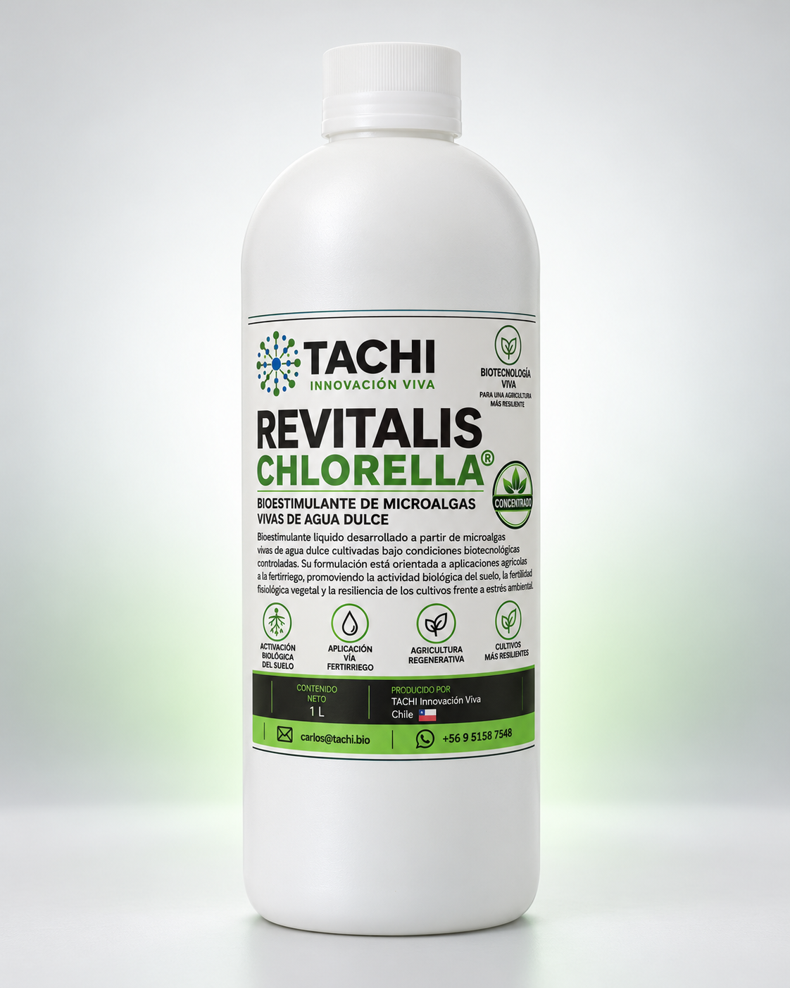 Revitalis Chlorella Concentrado OD25 – 1 L